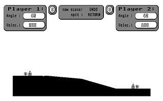 Ballistical Game (The) atari screenshot